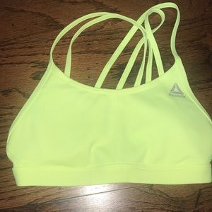 Strappy Reebok sports bra